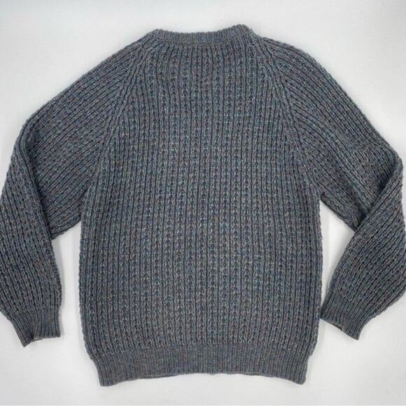 Blarney Woolen Mills Men’s Zip Front Cardigan Vintage Wool Silk Large grandpa - Picture 6 of 6